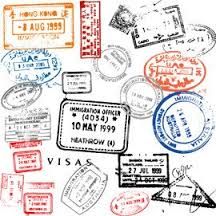 Immigration rubber stamp